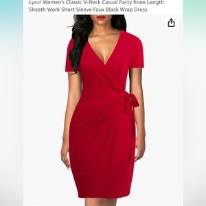 Red Wrap Dress